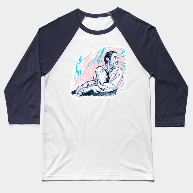 Horace Silver - An illustration by Paul Cemmick Baseball T-Shirt by PLAYDIGITAL2020